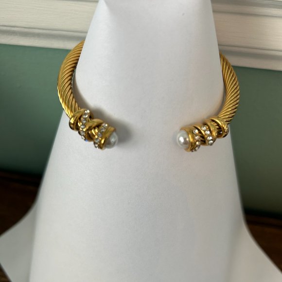 CABLE BANGLE  Stainless Steel bracelets with coloured stone and cubic zirconia - Picture 9 of 13